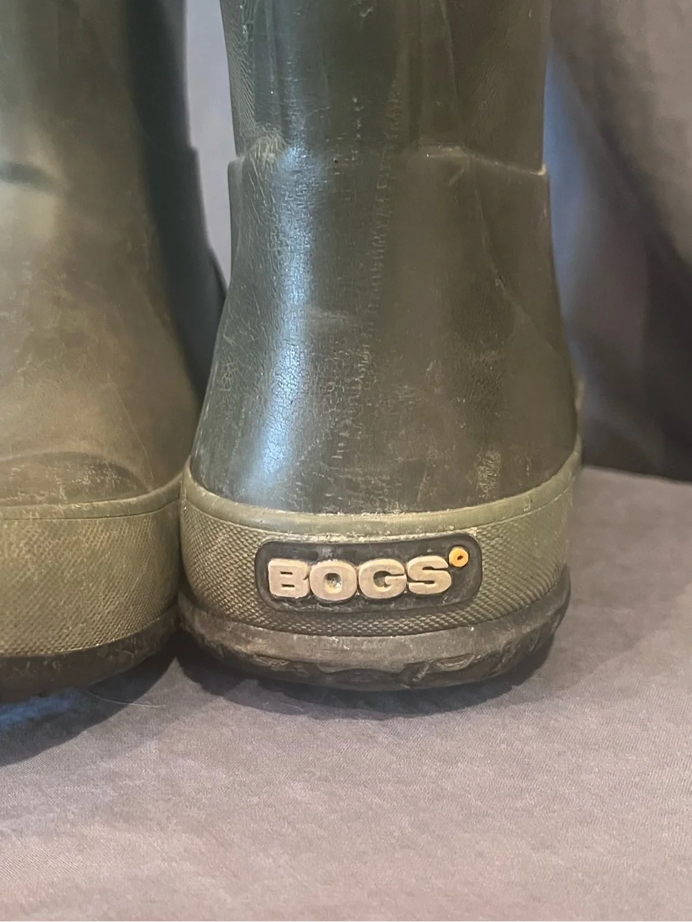 Bogs Dark Olive Green Tall Waterproof Handle Boots